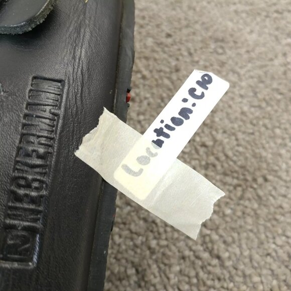 Neckermann Sandals Womens Size 37 EU Shoes Slip On Buckle Strap Black Leather - Picture 10 of 10